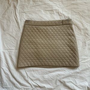 Greylin Faux Leather Quilted Skirt from Anthropologie